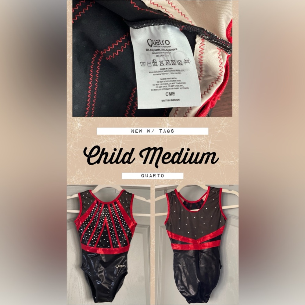 Fast shipper! What a STEAL!!! Quarto NEW!  28” Child Medium. Contour Black Red